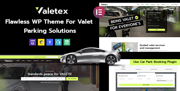 Valetex – Valet & Parking Services WordPress Theme