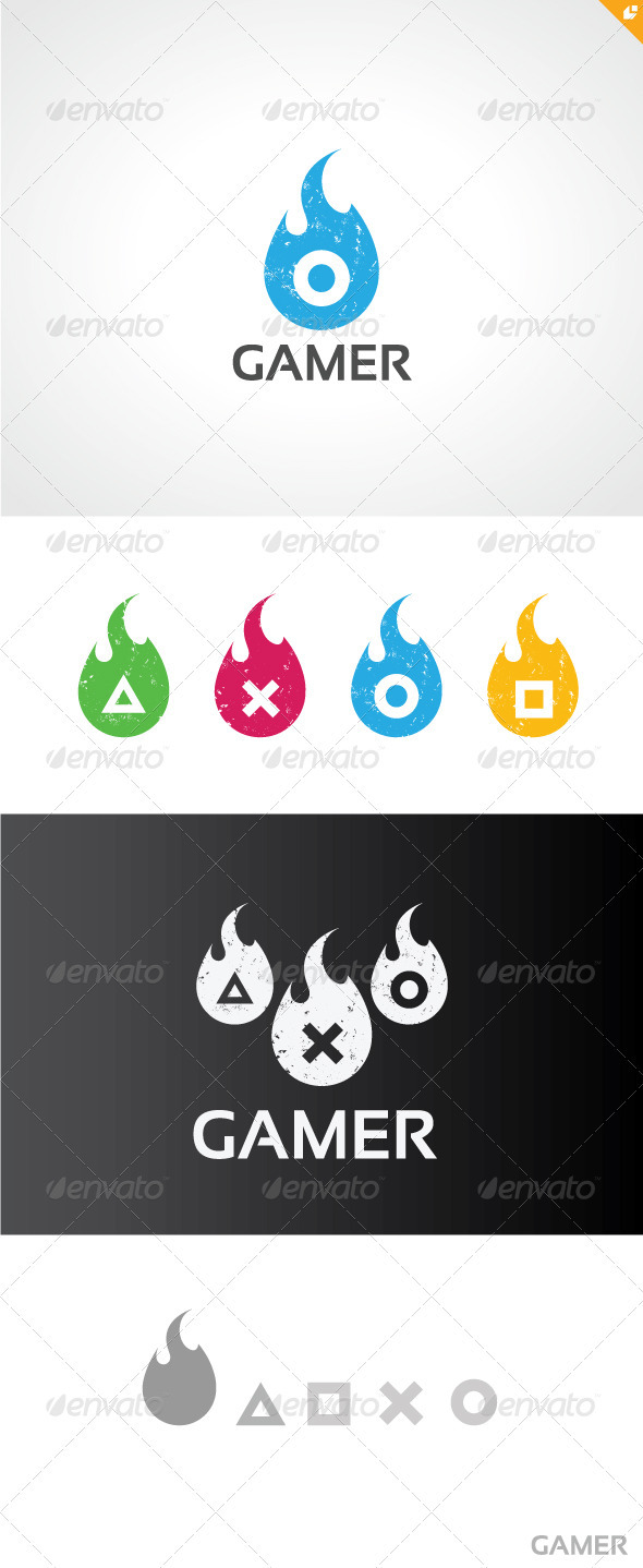 Gamer Logo V2 - Symbols Logo Templates
