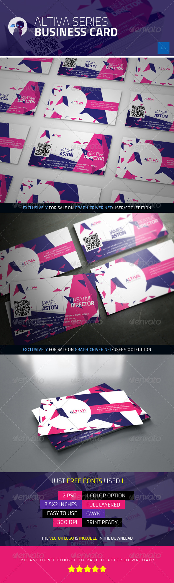 Altiva Series - Business Card - Creative Business Cards