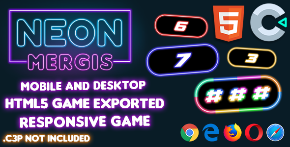 Neon Mergis - HTML5 Game