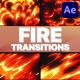 Cartoon Fire Transitions | After Effects - VideoHive Item for Sale