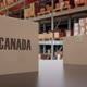 Boxes with MADE IN CANADA Text on Conveyor - VideoHive Item for Sale