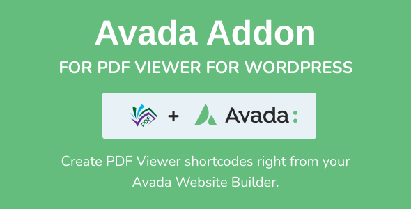 Avada  PDF Viewer for WordPress Addon