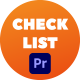 Check List Pack - Premiere Pro - VideoHive Item for Sale