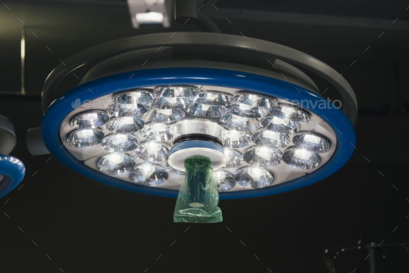 Surgery lamp in the operating room