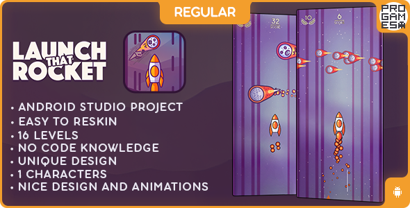 Launch That Rocket (REGULAR) - ANDROID - BUILDBOX CLASSIC game