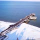 Gdansk Poland Brzezno Beach Winter 2021 Drone Footage - VideoHive Item for Sale