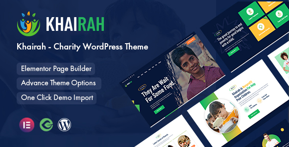 Khairah - Charity WordPress Theme