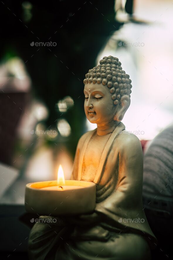 Buddha on sale with candle