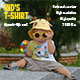 Summer Kid's T-shirt Mockup