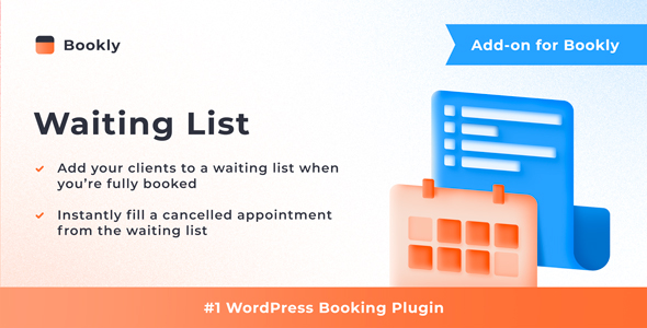 Bookly Waiting List (Add-on) Nulled