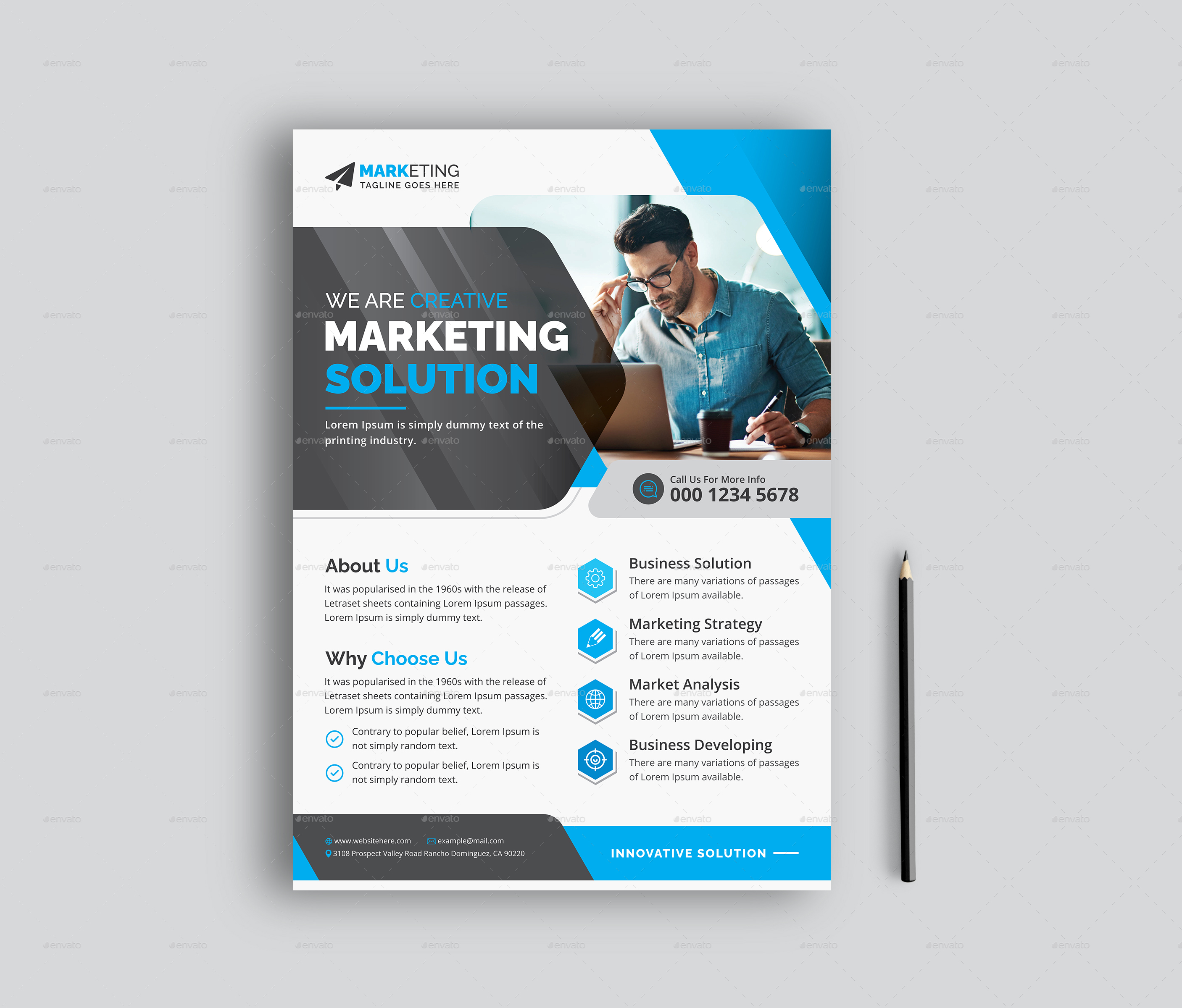 Corporate Business Flyer, Print Templates | GraphicRiver