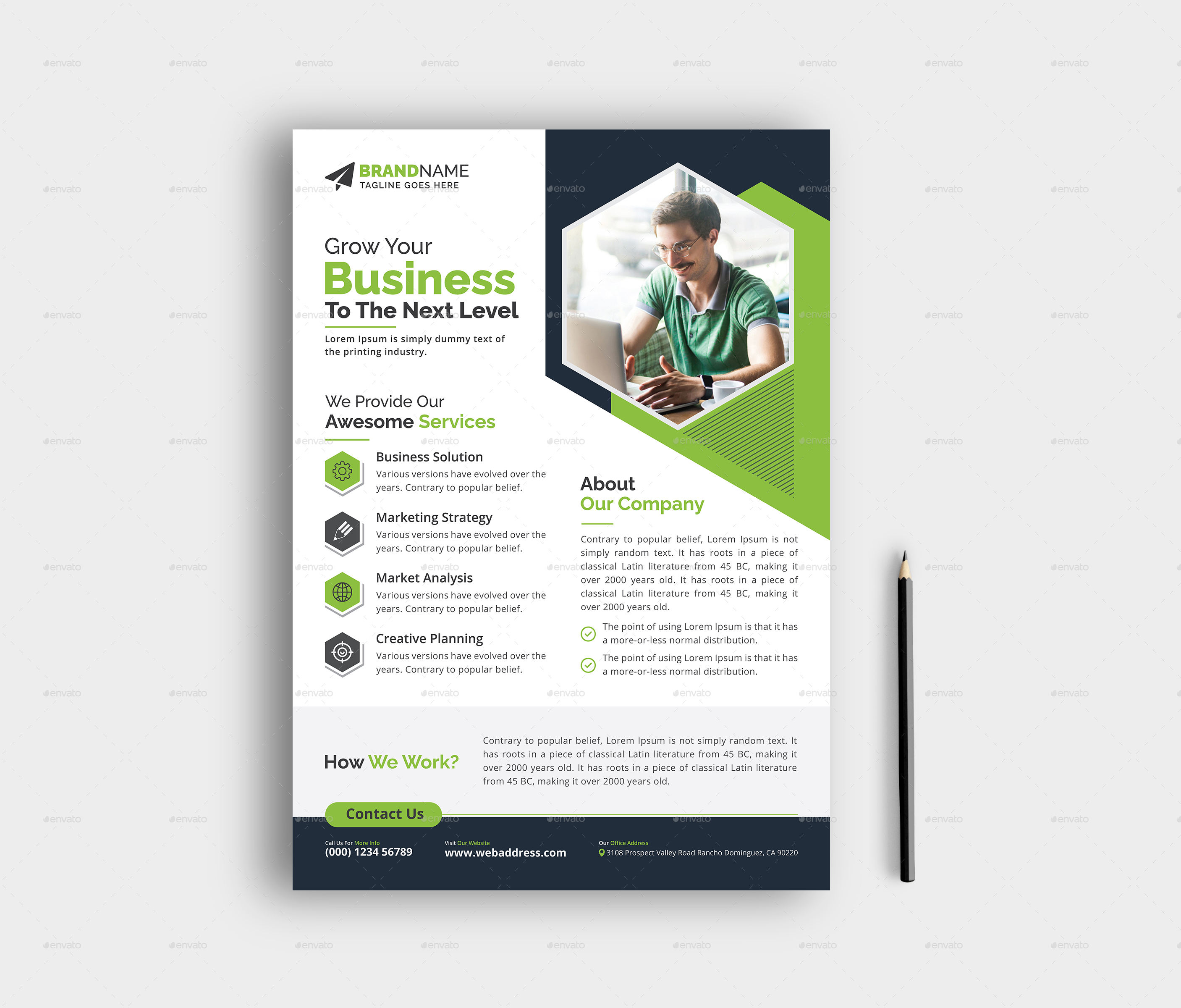 Corporate Business Flyer, Print Templates | GraphicRiver