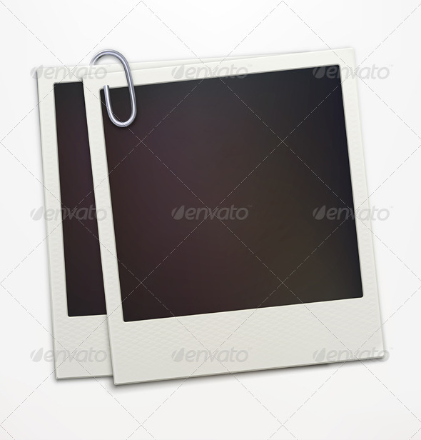 Retro Polaroid Photo Frames - Man-made Objects Objects