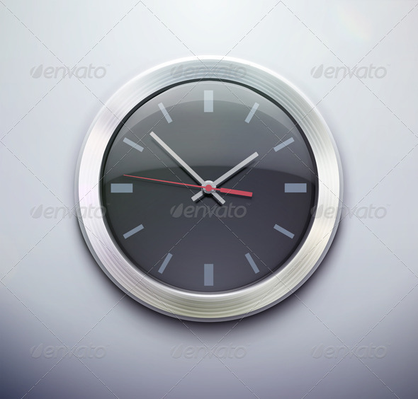 Clock Icon - Man-made Objects Objects