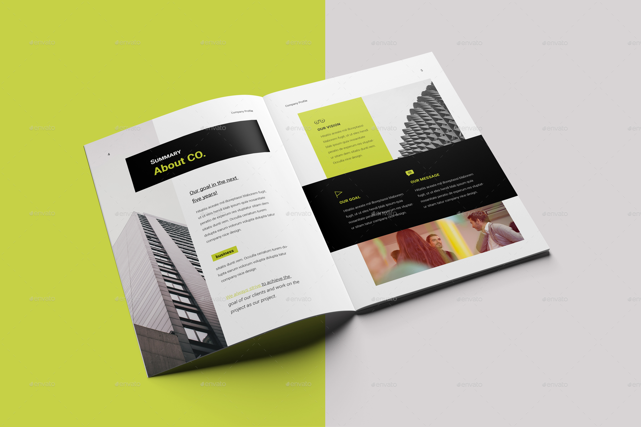 Company Profile Template | 16 Pages, Print Templates | GraphicRiver