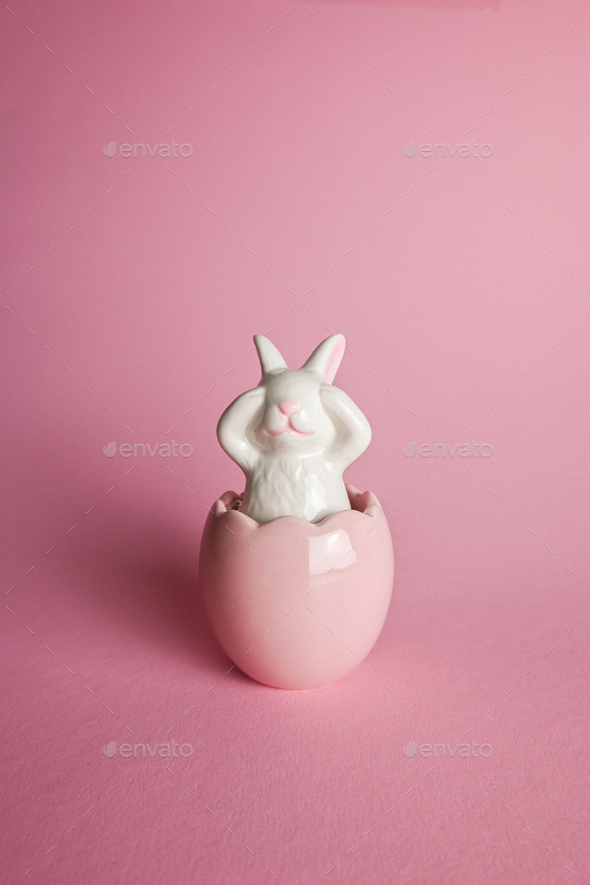 Pink bunny - Stock Photo - Images
