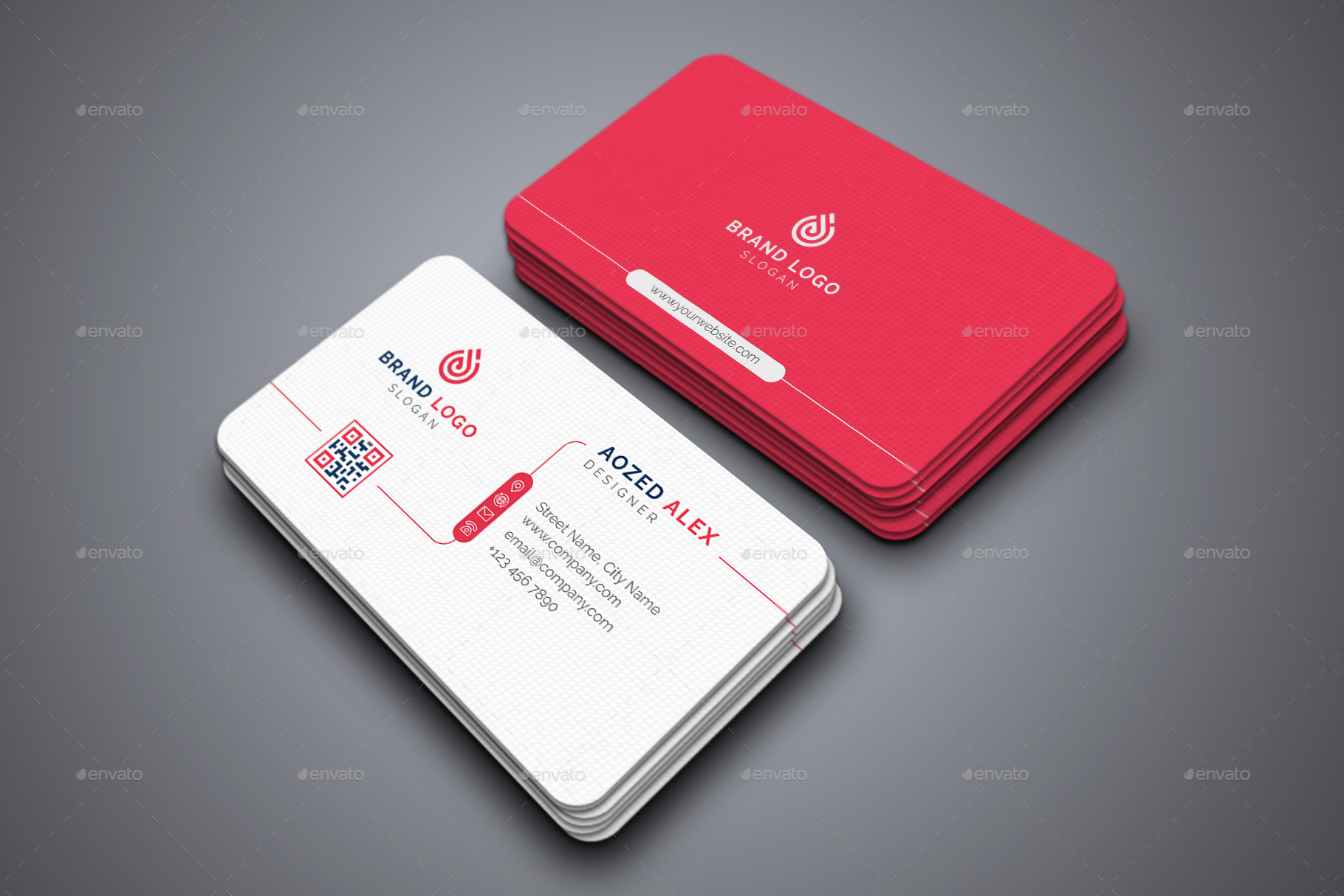 Business Card Bundle Series 18 Print Templates Graphicriver