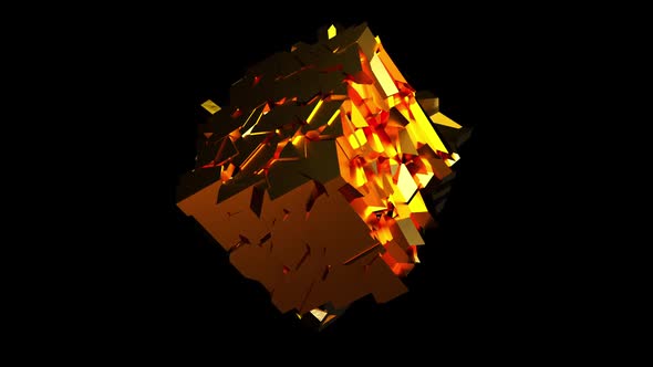 Fractal Golden Cube alt
