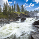 Ristafallet waterfall  in Sweden. - PhotoDune Item for Sale