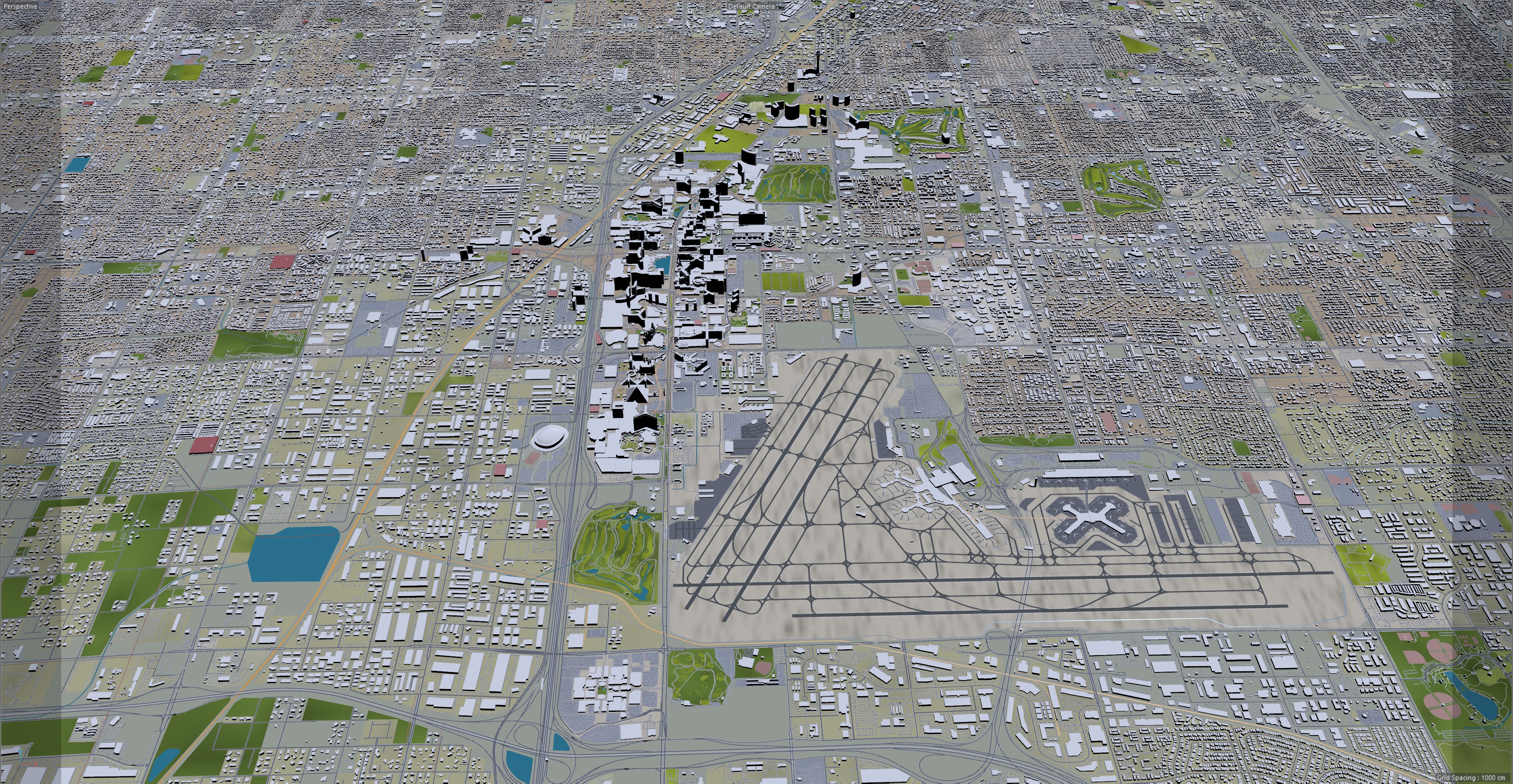 Las Vegas City 3D Model - 3DCADBrowser