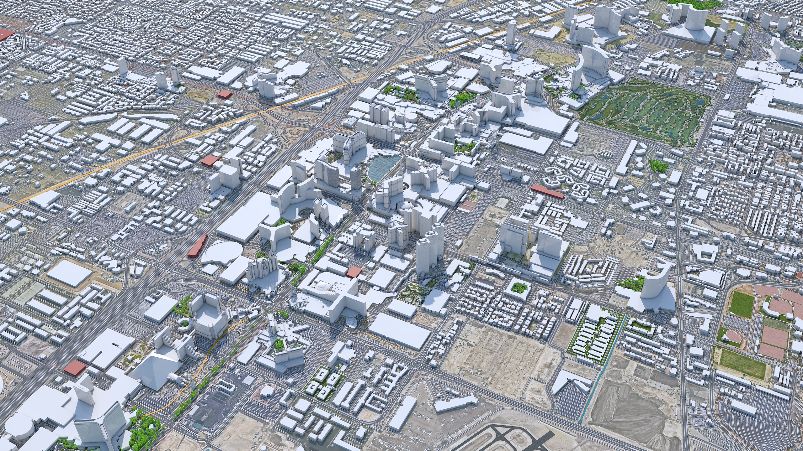 Las Vegas City 3D Model - 3DCADBrowser