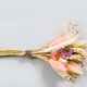 bouquet of dried flower and spikelets lies on gray - PhotoDune Item for Sale