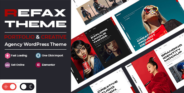 Refax – Creative Portfolio & Agency WordPress Theme