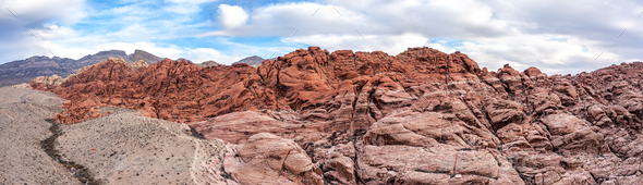 Arid Red Rock Canyon Las Vegas - Stock Photo - Images