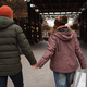 Couple in love shopping together at winter holidays - PhotoDune Item for Sale