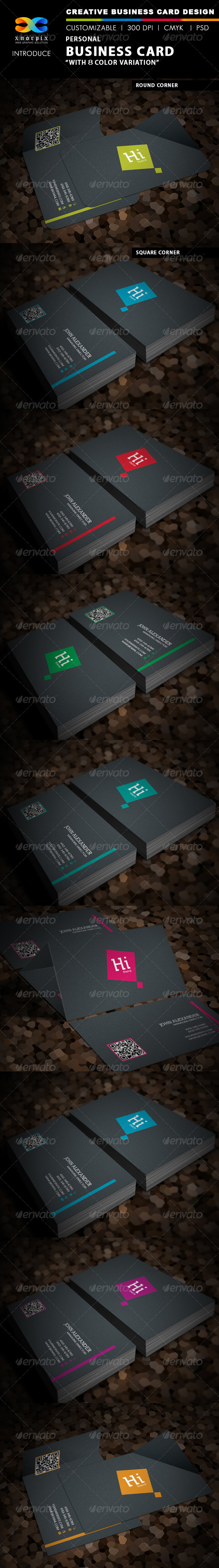 Personal Business Card - Corporate Business Cards