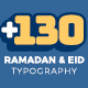 Ramadan and Eid Typography - VideoHive Item for Sale