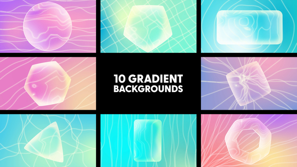 Gradient Glass Backgrounds