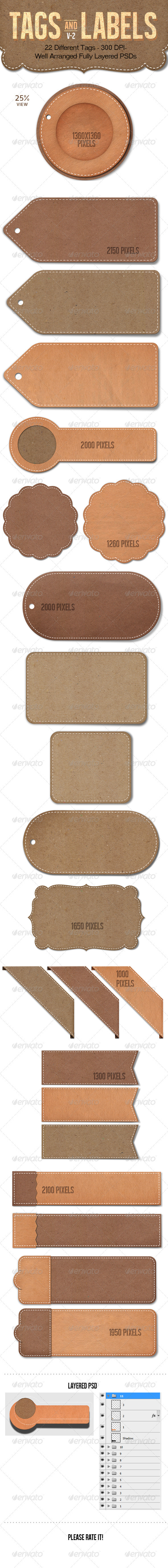 Tags and Labels - Badges & Stickers Web Elements