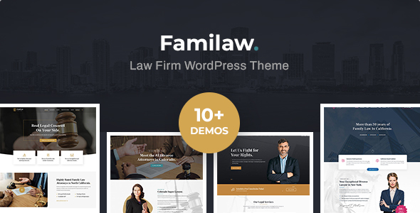 Familaw – Attorney & Law Firm Elementor WordPress Theme
