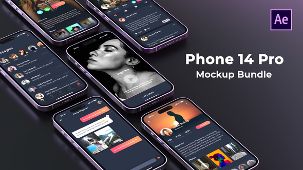 Phone 14 Pro Mockup | App Promo Product Promo template preview