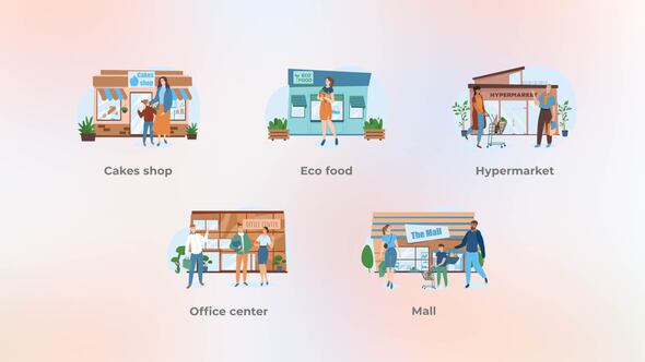 Payment of goods - Flat concepts