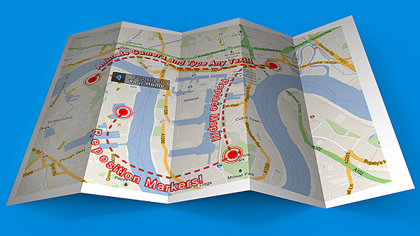 Download Map Mockup by se5d | VideoHive