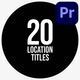 Location Titles 1.0 | Premiere Pro - VideoHive Item for Sale