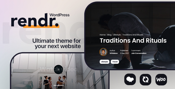 Rendr - Modern Multipurpose WordPress Theme