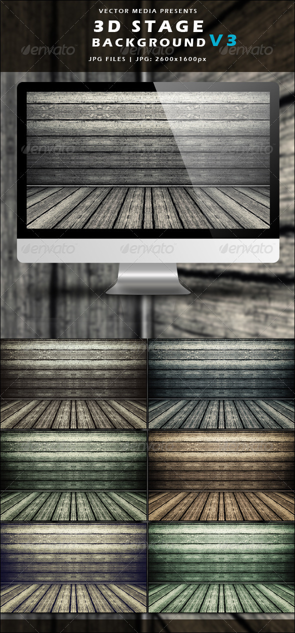3D Stage Background - Vol.3 - 3D Backgrounds