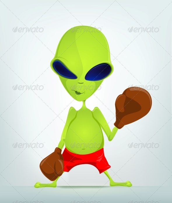 Cartoon Character Alien - Monsters Characters