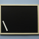 Empty chalkboard with chalk. Copy space. - PhotoDune Item for Sale