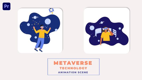 Premiere Pro Metaverse Technology Explainer Animation