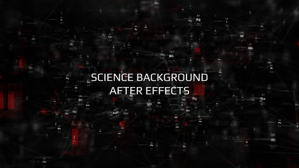 Science Background After Effects Elements template preview