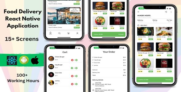 Food Delivery App -  React Native