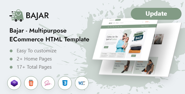 Multipurpose eCommerce HTML Template | Multipurpose eCommerce - Bajar