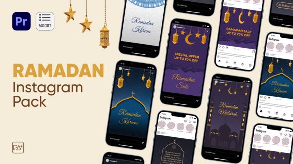 Ramadan Instagram Pack For Premiere Pro