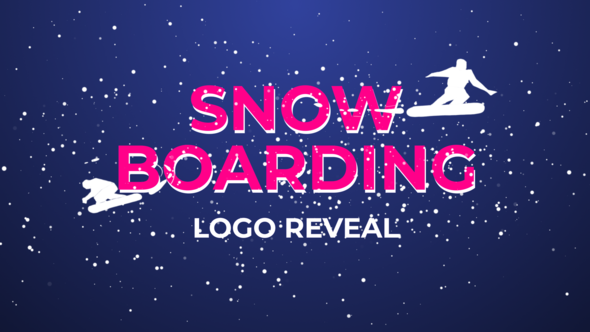 Snowboarding Logo Reveal