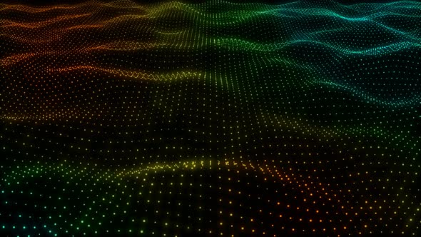 Abstract Digital Particle data cyber or technology background concept.